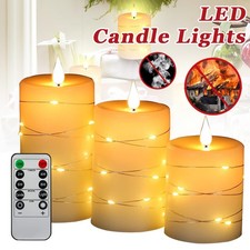 3er led kerzen - led,