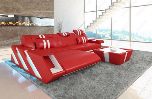 Sofa eckcouch leder couch - eckcouch,