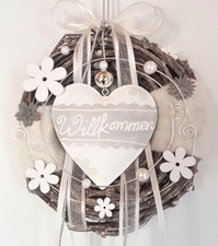 Türkranz willkommen herz