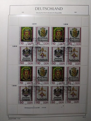 Ddr 1990 gest - +, sammlung