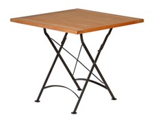 Teak klapptisch quadratisch - teak,