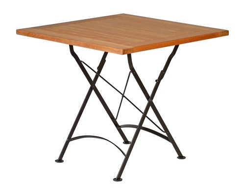 Teak klapptisch quadratisch - teak,