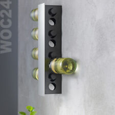 8 Flaschen Wein Weinflaschen Weinregal Wand Flaschenregal Regal Edelstahl