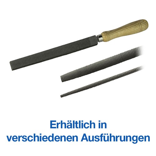 Flachraspel halbrundraspel - flachraspel,