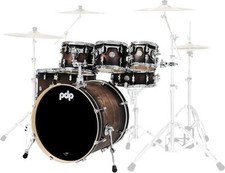 PDP Concept Maple Shell Set Charcoal Burst Kesselsatz Shellset Ahorn Schlagzeug
