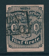 Bremen Mi. Nr. 2 gestempelt TOP geprüft Thier 400 Euro 