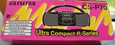 Aiwa CS-P70 Retro Mini Stereo Radio Cassette Recorder Boombox