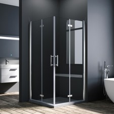 Duschkabine Duschabtrennung 180° Falttür 80x80 90x90 120x90 120x80 100x90 Dusche