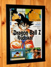 Dragon Ball Z Budokai Rare Small Poster Ad Page Framed PS2 PS3 Xbox 360 GameCube