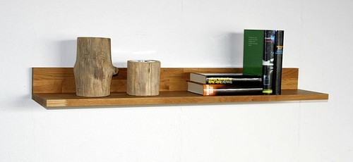 Massivholz wandregal 100cm - massivholz,