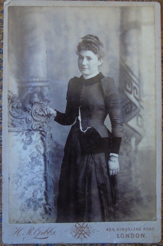 Viktorianisches kabinettfoto - viktorianisches,