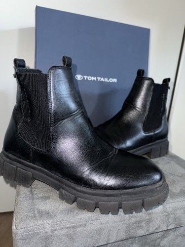 Tom tailor leder stiefeletten - tom,