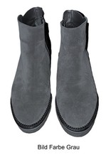 Peter Kaiser, Damen- Stiefelette, Wildleder, Grau, Gr. 4 1/2