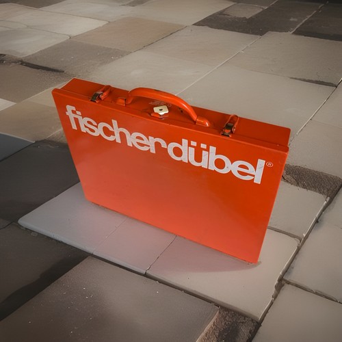Vintage koffer fischer dübel - vintage,