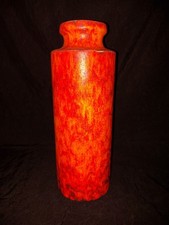 Scheurich Vase Fat Lava orange