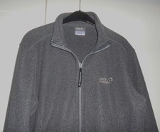 TOP! Schöne Fleece-Jacke von JACK WOLFSKIN, Femme, Gr. XL, grau
