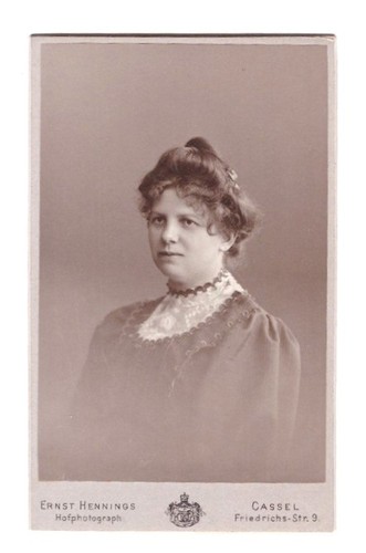 Cdv foto 1900 vornehme - um,