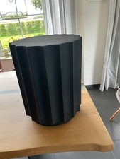 Beistelltisch Metall schwarz rund NEU