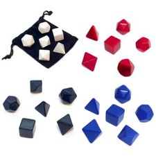 6er Blanko Würfelset 4 bis