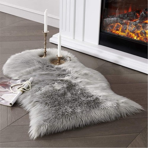 Eleganter faux lammfell - faux,