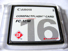 16MB Compact Flash Card ( 16 MB CF Karte ) CANON gebraucht