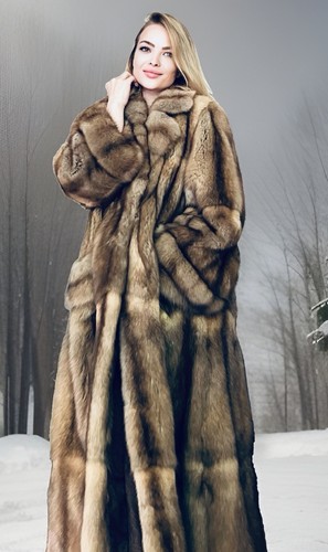 Sale pelzmantel siberischer - pelzmantel,