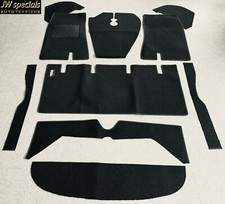 Autoteppich Teppich Ausstattung für Volvo Amazon P121  1956-71 schwarz Schlinge