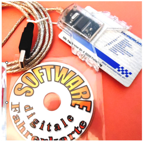 Lesegerät mit mini - lesegerät, mini-cd