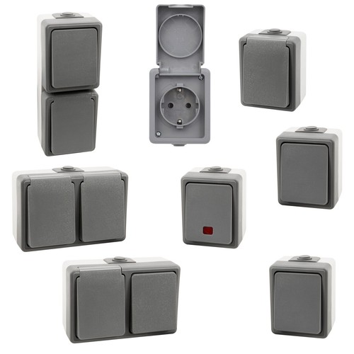 Feuchtraum serie ip44 aufputz - feuchtraum-serie,