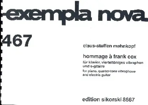 Hommage frank cox für - hommage,