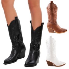Damen Stiefel Texaner Cowboy
