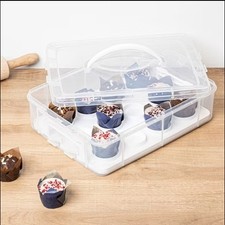 Kuchentransportbox Muffin Box, 6 L für 12 Muffins