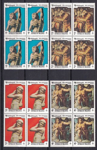 Viererblock postfrisch - x,