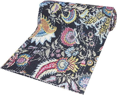 Paisley print baumwolle kantha - paisley,