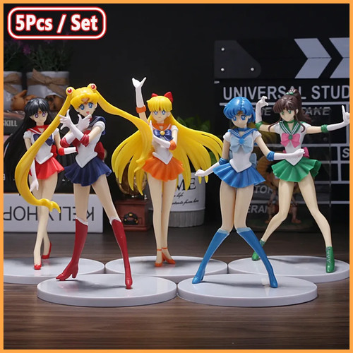 Sailor moon figuren set - sailor, 5tlg