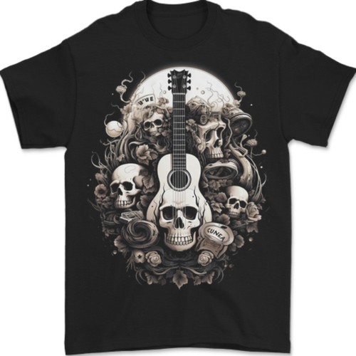 Gitarre totenkopf heavy - gitarre,