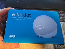 Amazon Echo Dot 5 Blau mit Uhr Smart Lautsprecher - Grau/Blau (B09B8RVKGW)