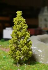 10 dunkelgelbgrüne Tannen