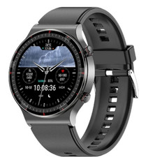 Knauermann Pro 2  Schwarz - Gesundheitsuhr Smartwatch - OSRAM Sensoren - EKG 