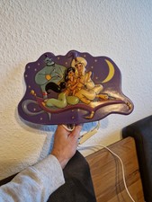 Vintage Disney Aladin Wand Nachtlicht Lampe