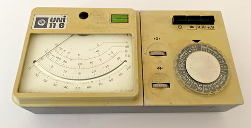 Vintage analog multimeter uni - vintage,