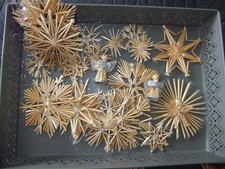 STROH...Strohsterne / Kranz, Engelchen und Halme ..   ?️ ?️