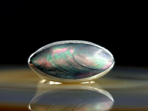 Ring silber 925 perlmutt 4 - silber,