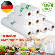 4/8/10 Rollen Vakuumrolle Vakuumierfolie Vakuumier Folienrollen Vakuumierbeutel