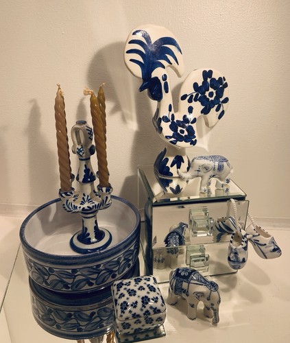 Folksy blau weiß japan - folksy,