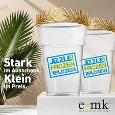 Einwegbecher klar 100 Stück