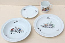 4-teiliges Kindergeschirr-Set "Max und Moritz" von Thomas Porzellan