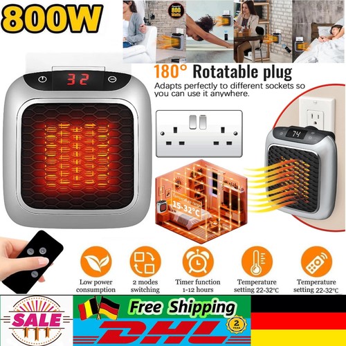 800w elektrische mini heizung - 800w,