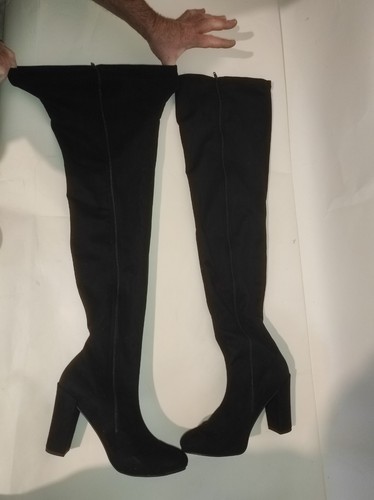 Wildleder stretch overknee - stretch,