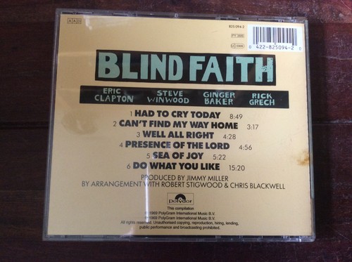 Blind faith album eric - faith,